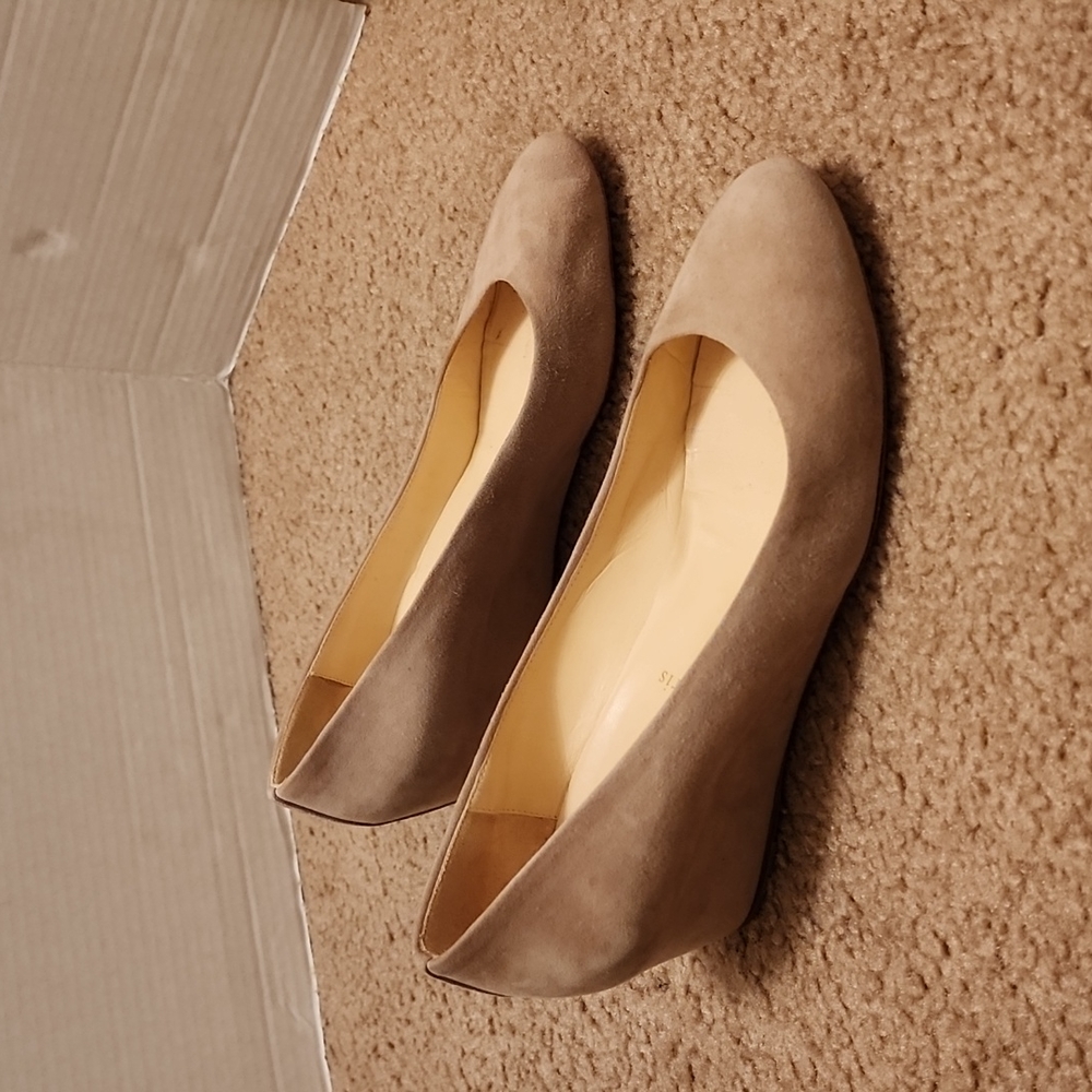Christian Louboutin Suede Wedge